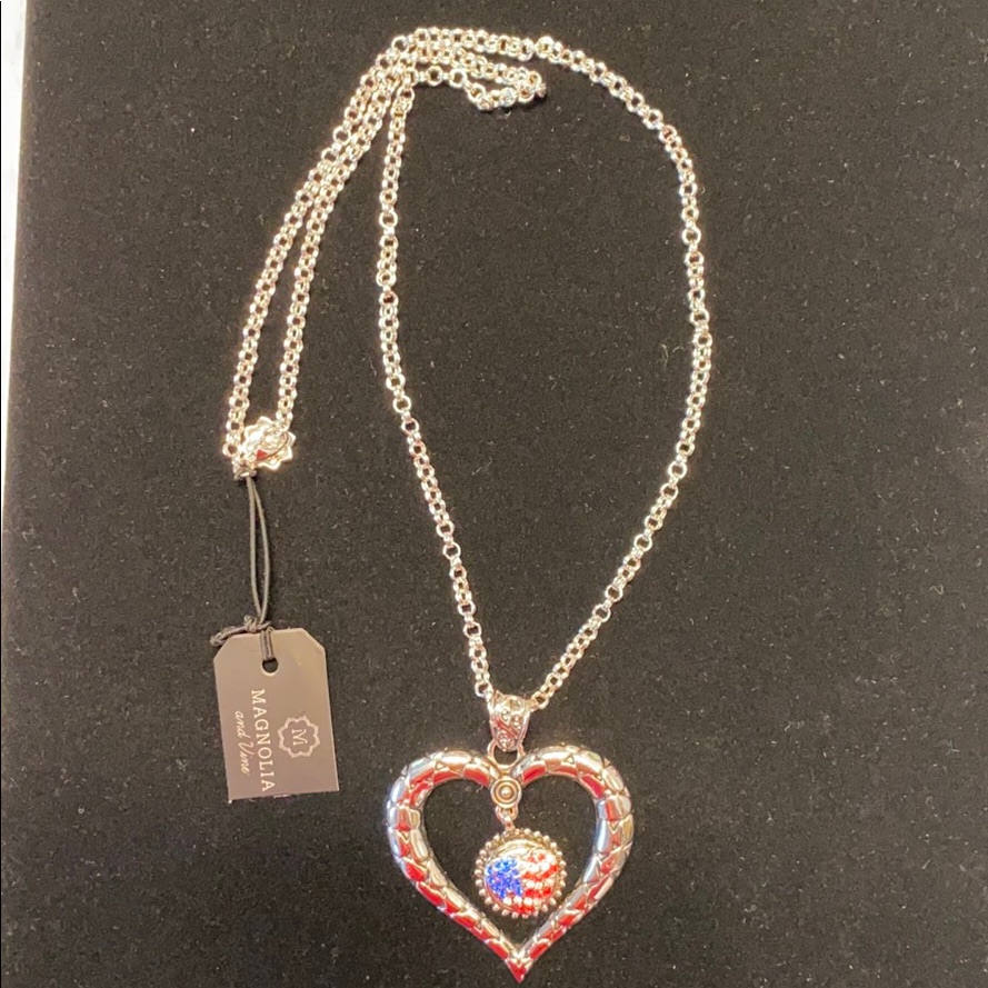 America Heart Necklace